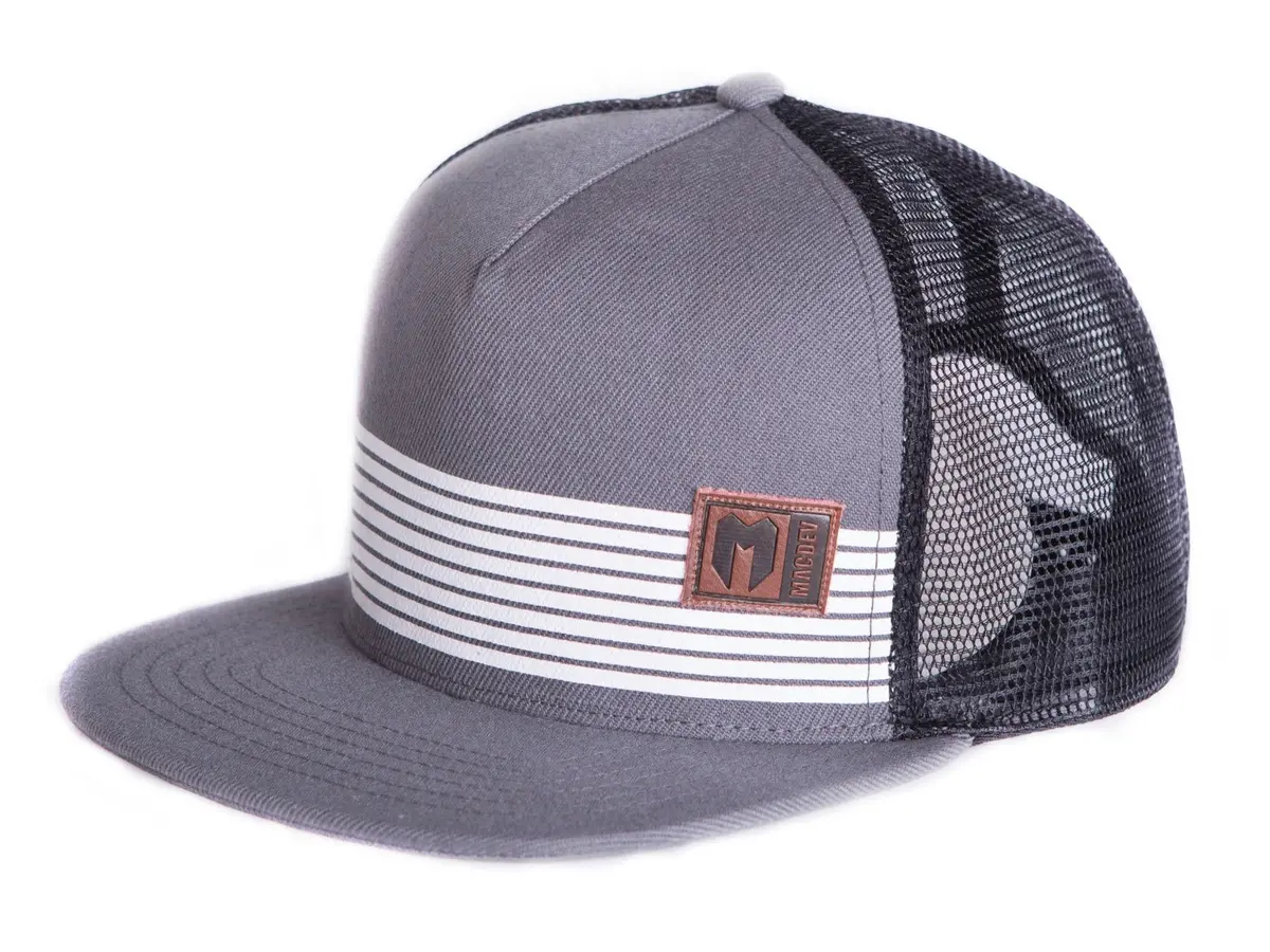 Macdev Stripe Trucker Cap 1