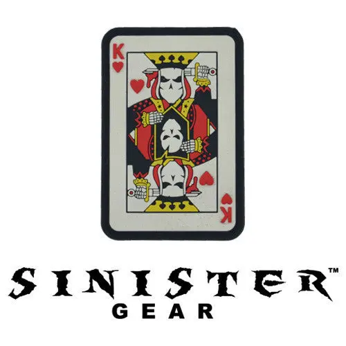 Sinister Gear "Suicide King" Pvc Patch - Color 1