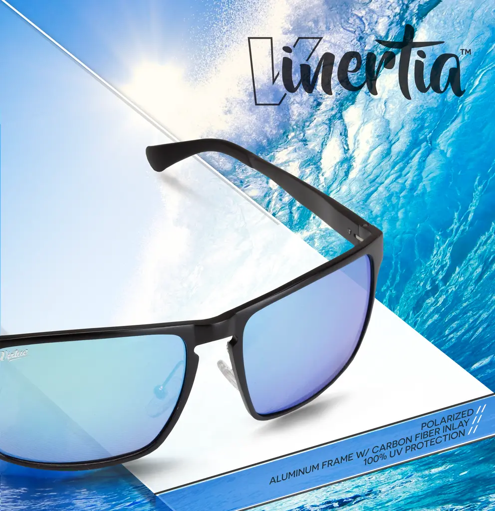 Virtue V-Inertia Polarized Sunglasses - Black Ice 1