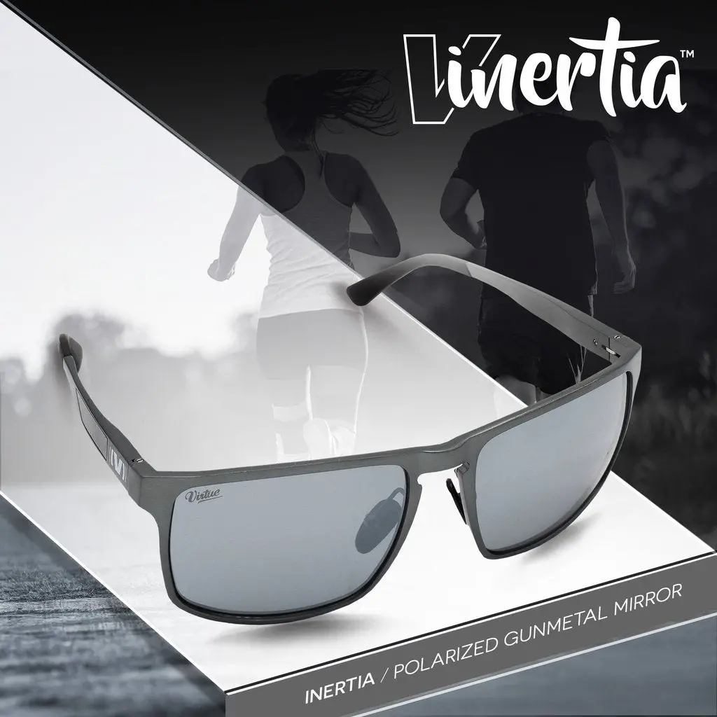Virtue V-Inertia Polarized Sunglasses - Gunmetal Mirror 1