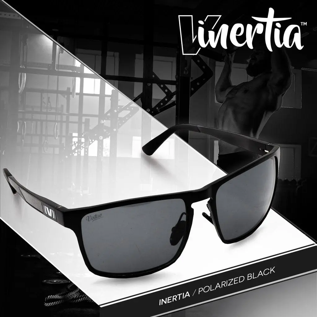 Virtue V-Inertia Polarized Sunglasses - Smoke Black 1