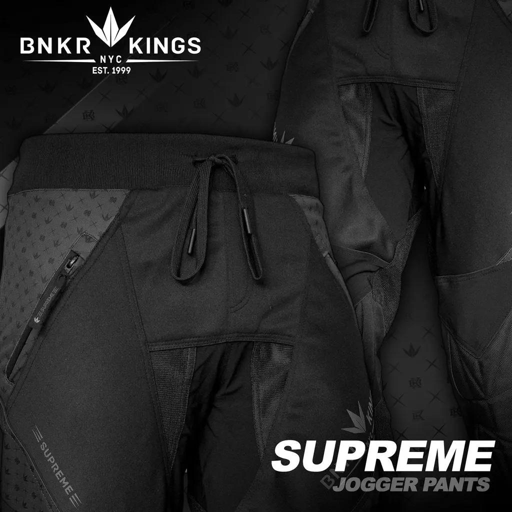 Bunkerkings Supreme Jogger Pants - Royal Black 1