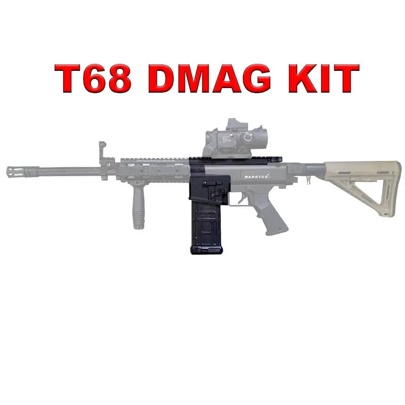 T68 Dmag Magazine Upgrade Package For Shaped Projectile And Paintball 1
