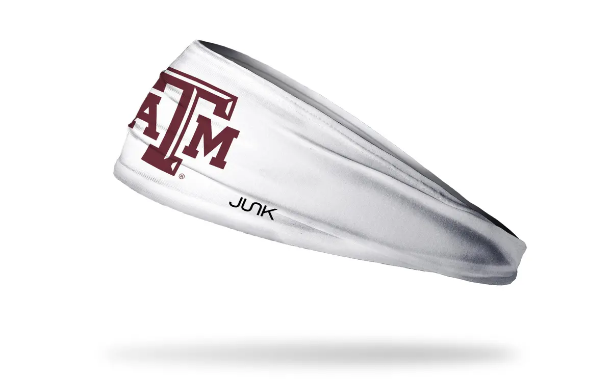 Texas A&M University: A&M White Big Bang Lite Headband 1