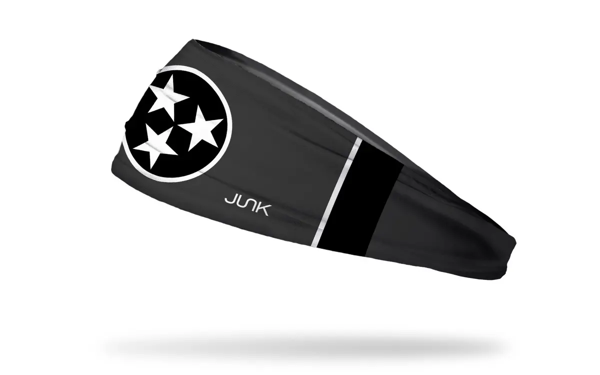 Tennessee Monochrome Flag Big Bang Lite Headband 1