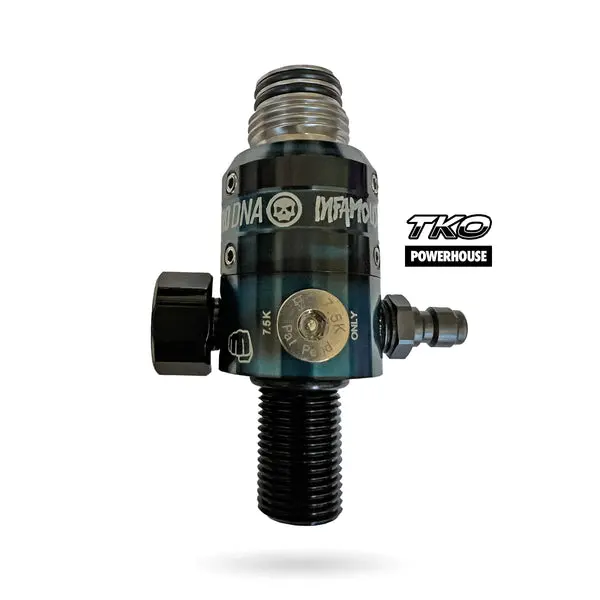 Powerhouse Tko Tank Regulator - Black/Blue Acid Wash 1