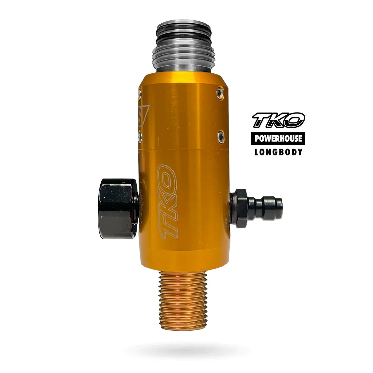 Powerhouse Tko "Longbody" Tank Regulator - Orange 1