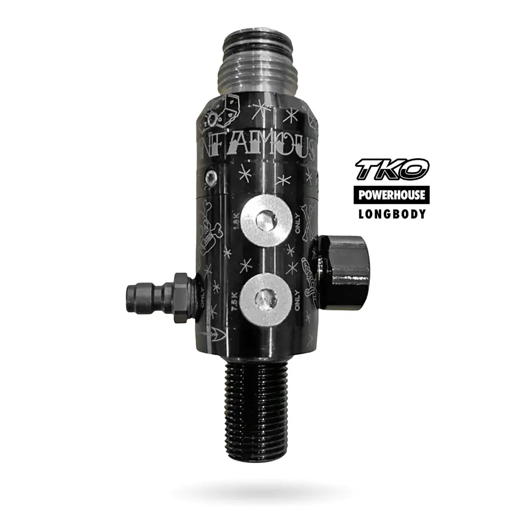 Powerhouse Tko "Longbody" Tank Regulator - Tattoo 1