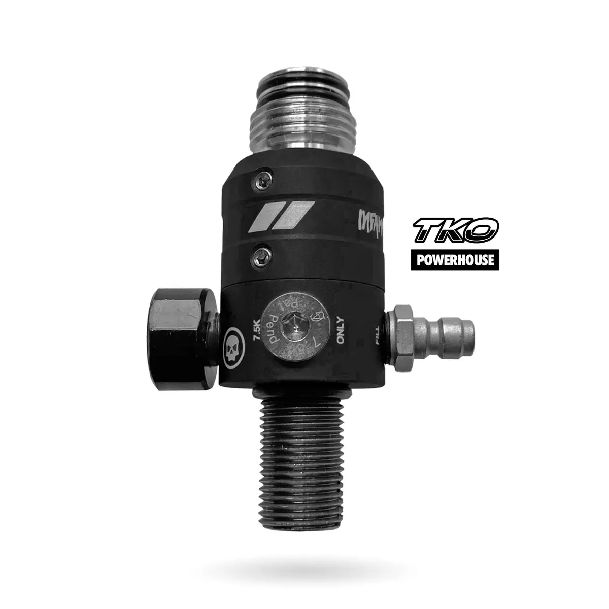 Powerhouse Tko Tank Regulator - Dust Black W/Titanium Cartridge 1