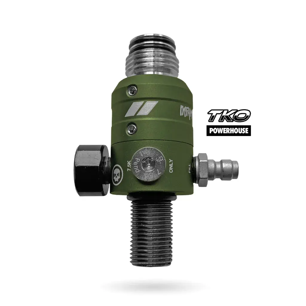 Powerhouse Tko Tank Regulator - Matte Olive 1