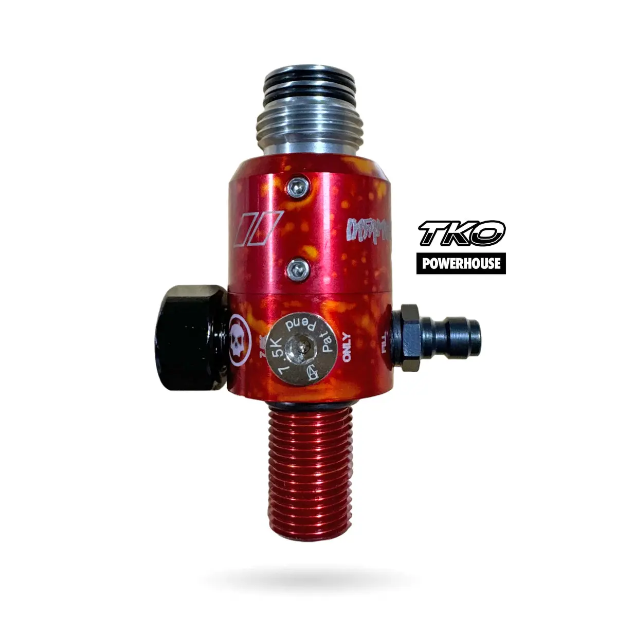 Powerhouse Tko Tank Regulator - Fire Orange Acid 1