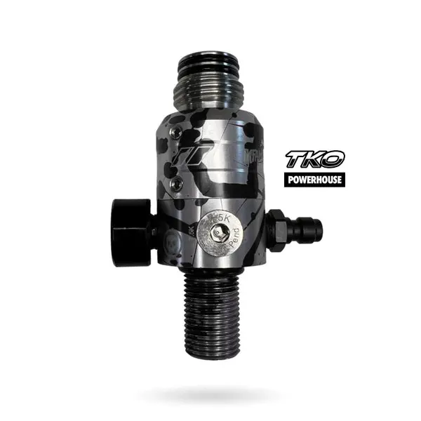 Powerhouse Tko Tank Regulator - Silver/Black Splash 1