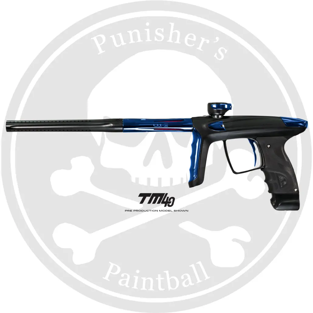 Dlx Luxe Tm40 Paintball Gun - Dust Black/Polished Blue 1