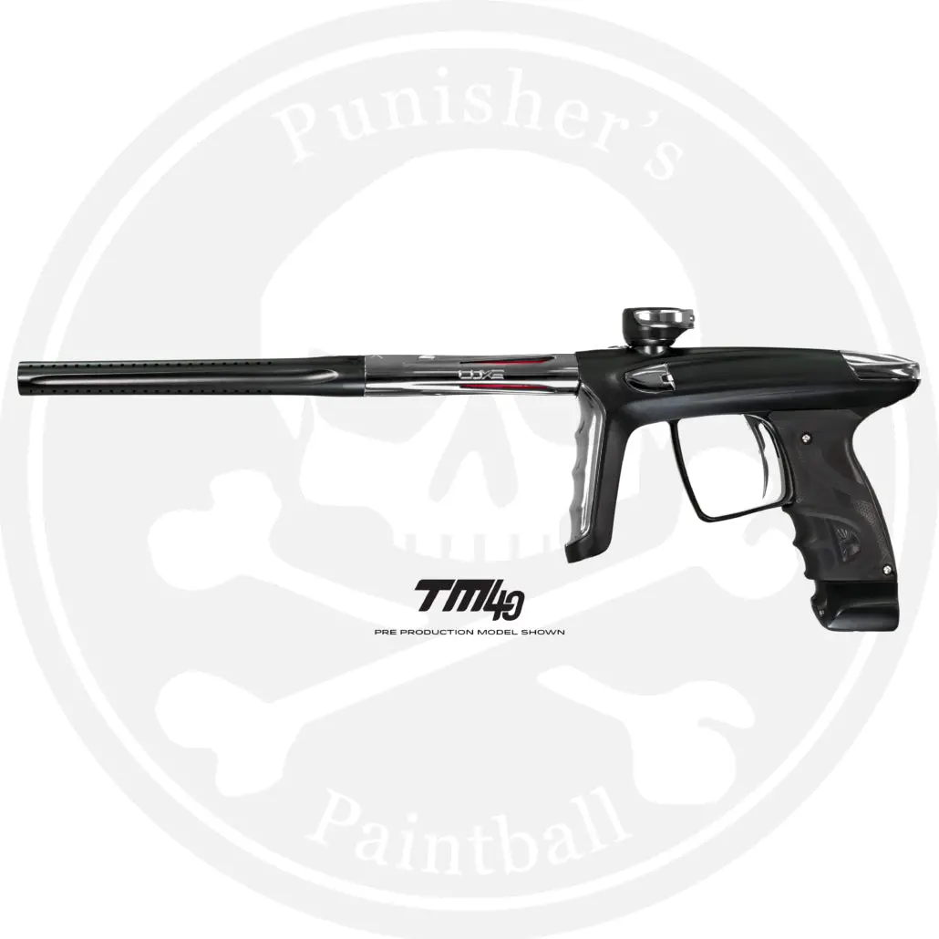 Dlx Luxe Tm40 Paintball Gun - Dust Black/Polished Silver 1