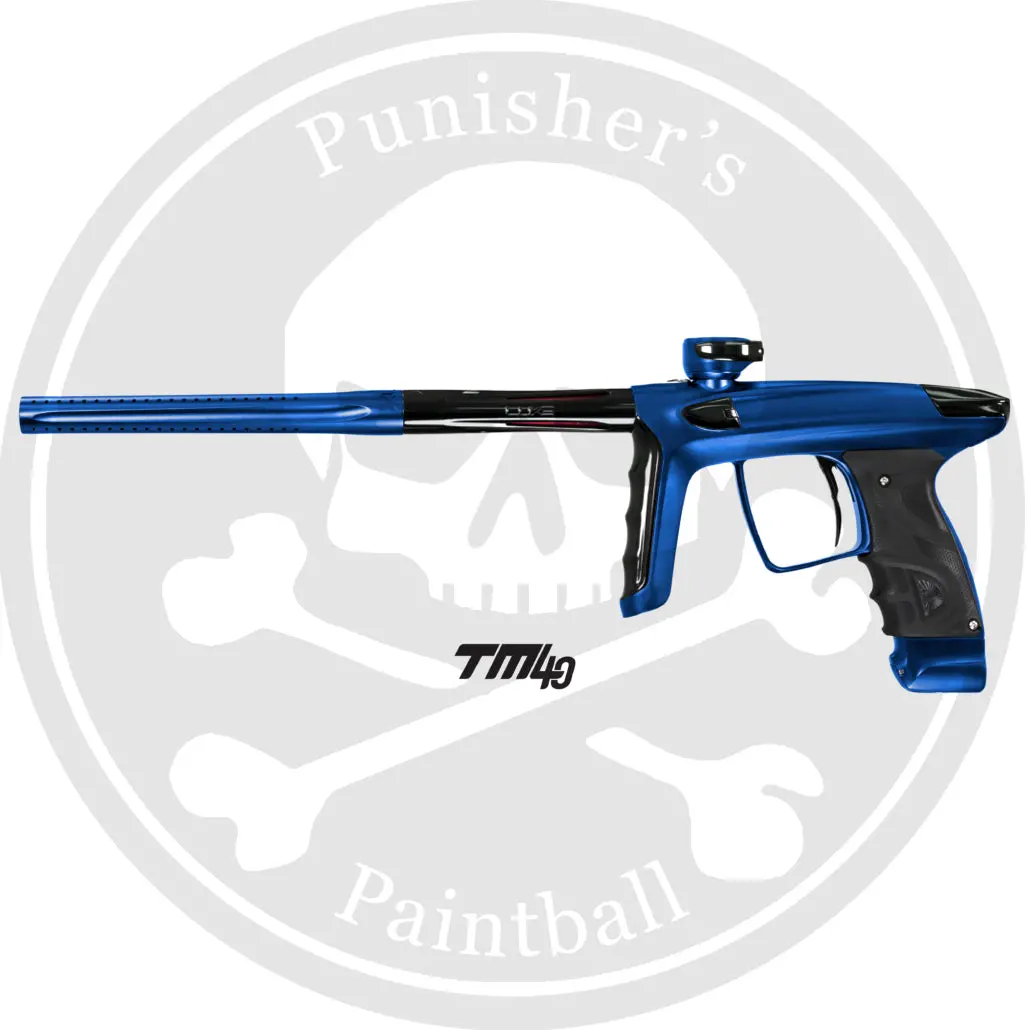 Dlx Luxe Tm40 Paintball Gun - Dust Blue/Polished Black 1