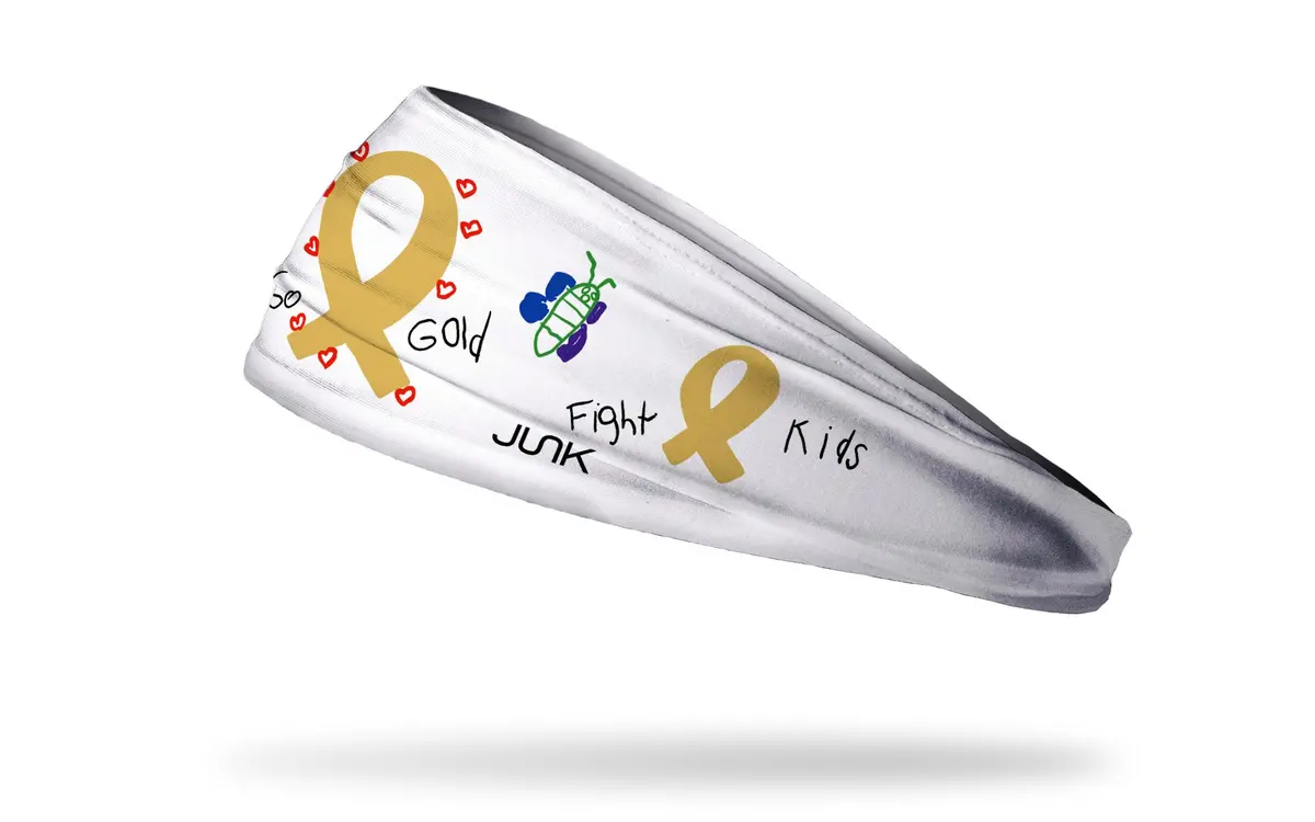 Tori's Gold Ribbon Big Bang Lite Headband 1