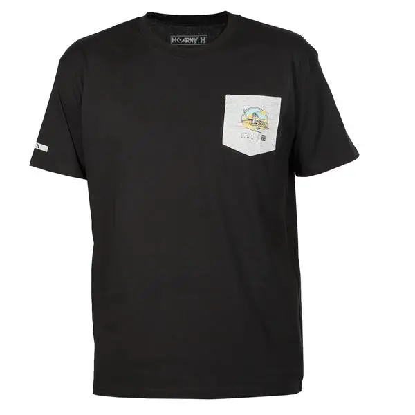 Hk Army T-Shirt - Quicksand Pocket Tee - Black 1