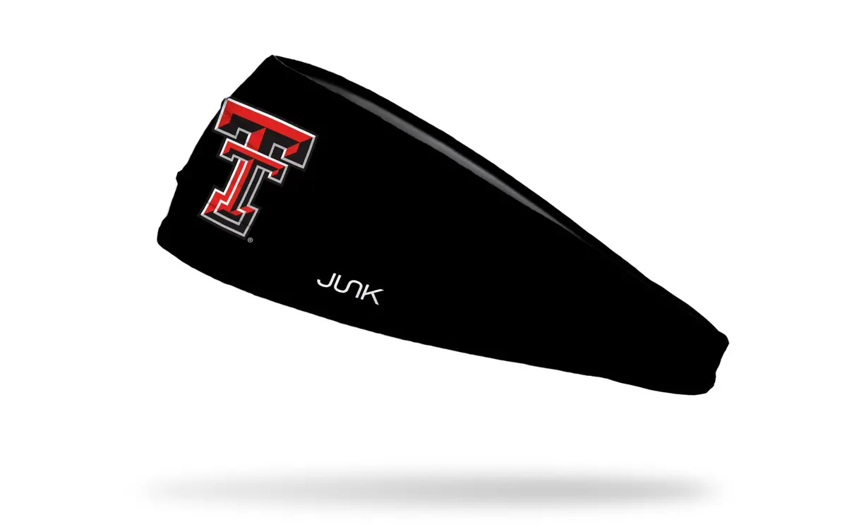 Texas Tech University: Logo Black Big Bang Lite Headband 1