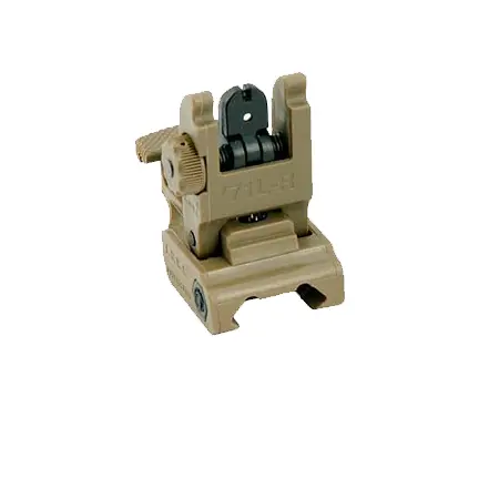Tan Tactical Flip Up Sight (Rear) 1