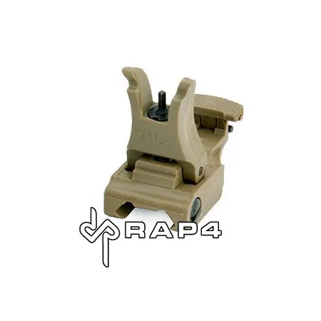 Tan Tactical Flip Up Sight (Front) 1