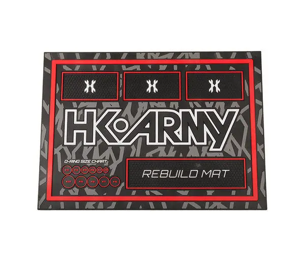 Rebuild Tech Mat  - Black/Red 1