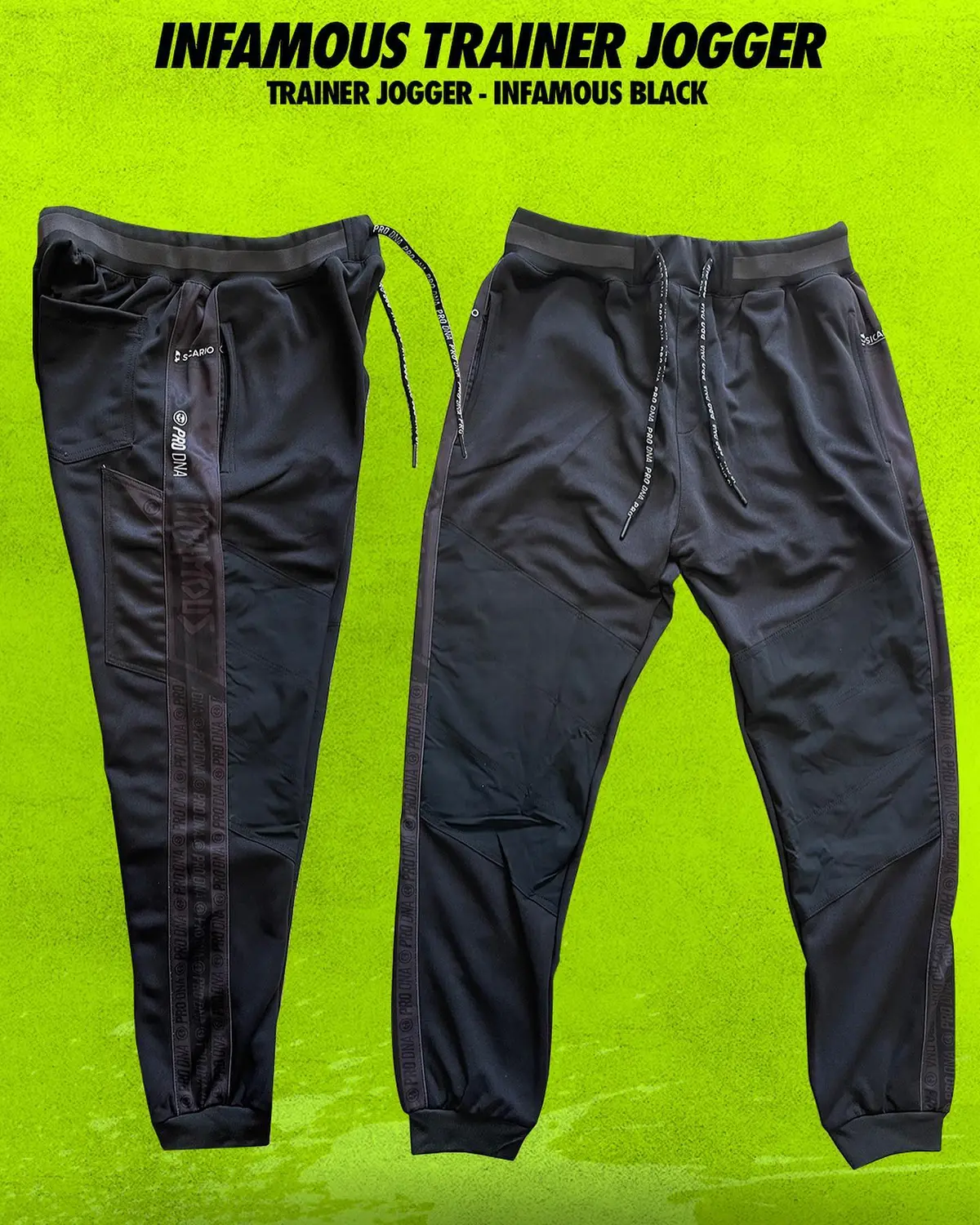 Infamous Trainer Jogger Paintball Pants - Infamous Black -3Xl 1