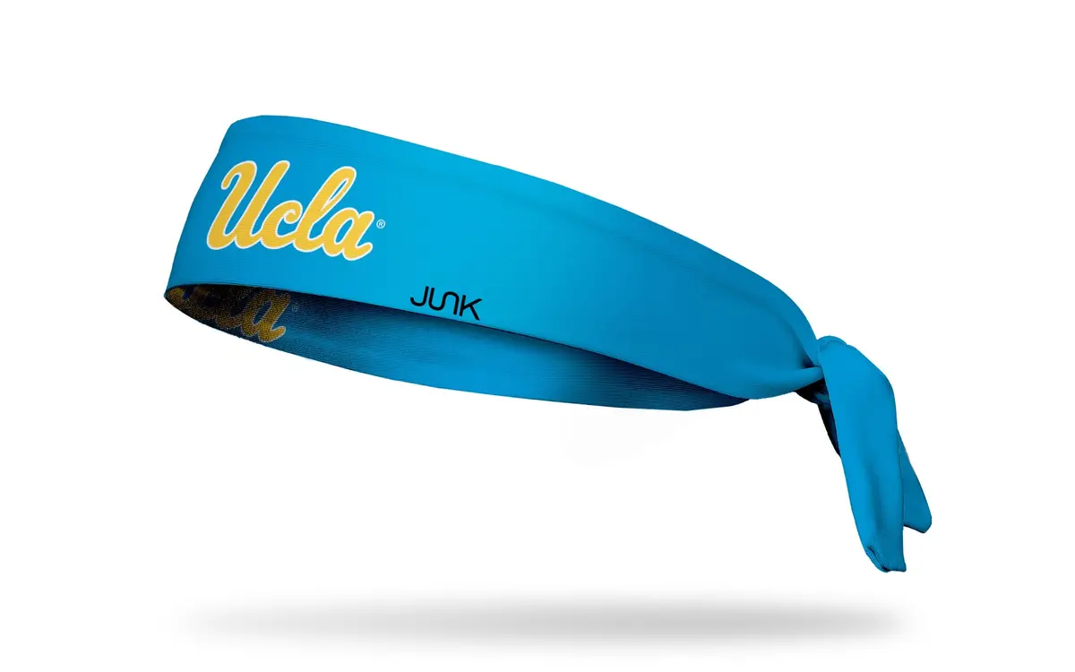 Ucla: Wordmark Blue Flex Tie Headband 1