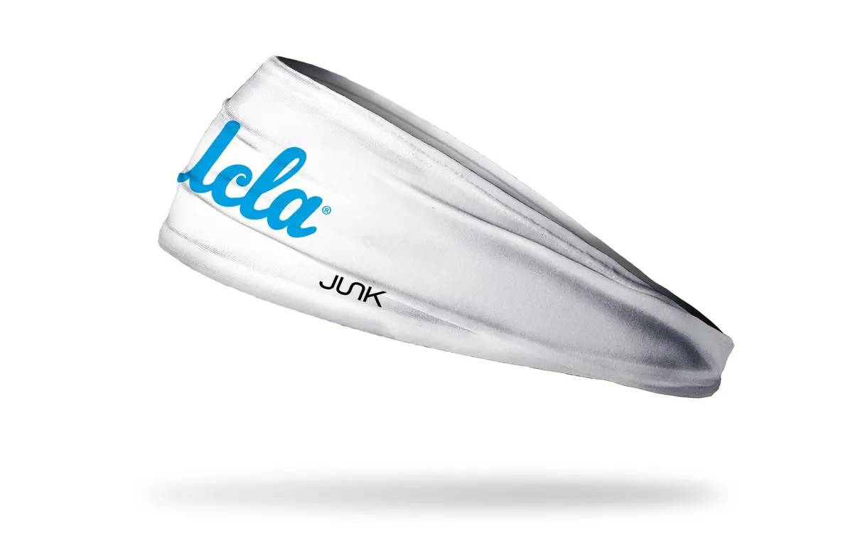 Ucla: Wordmark White Big Bang Lite Headband 1