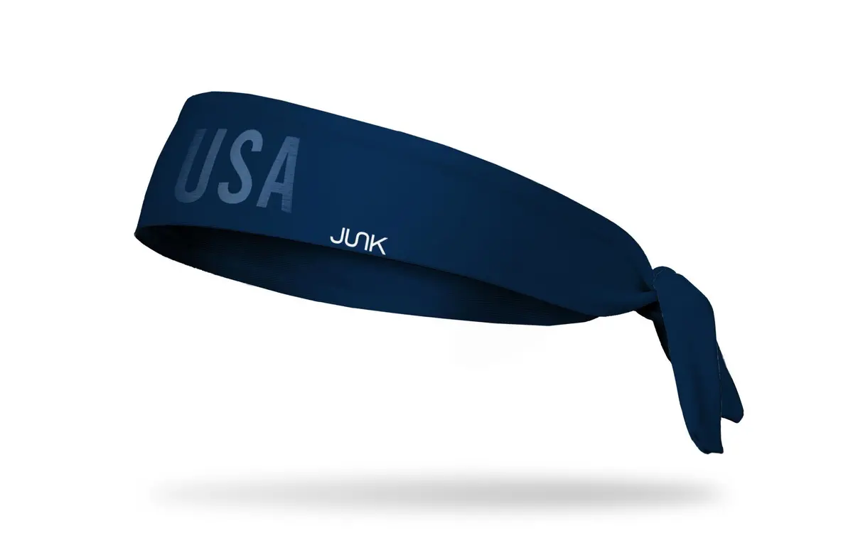 United Blue Flex Tie Headband 1