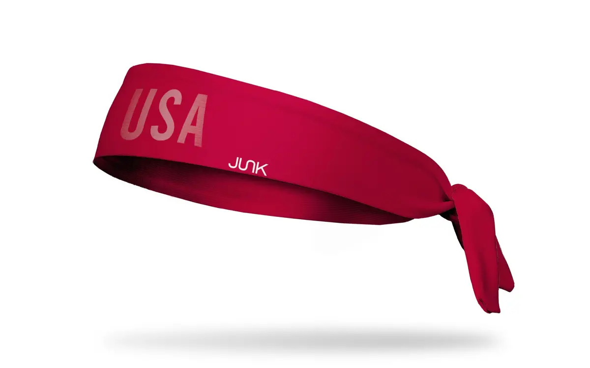 United Red Flex Tie Headband 1