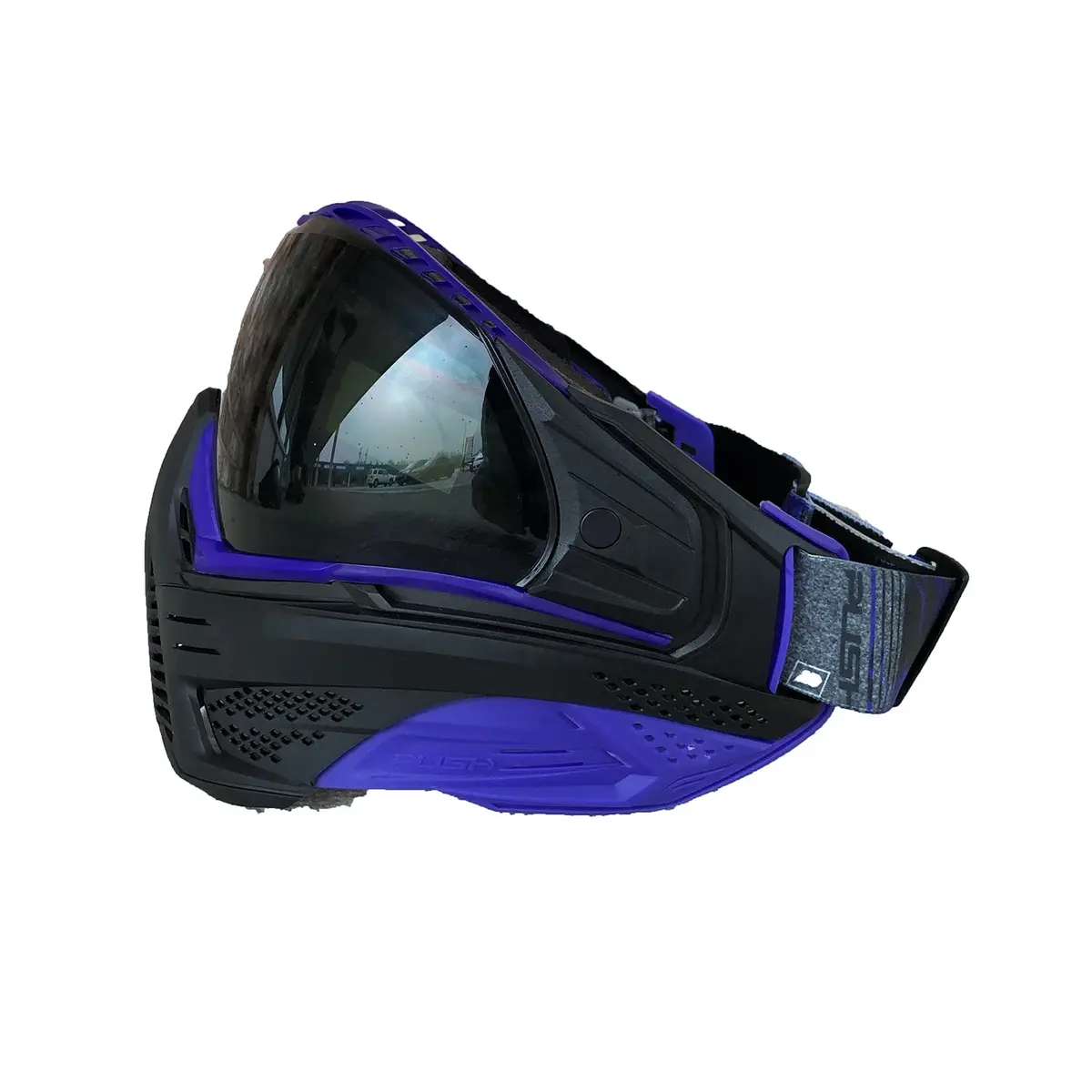 Push Unite Paintball Goggle - Purple Out W/ Purple Camo Strap 1