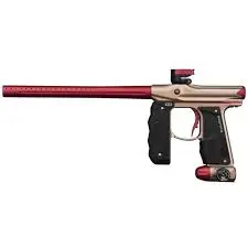 Empire Paintball Mini Gs Paintball Marker- Tan/Red 1