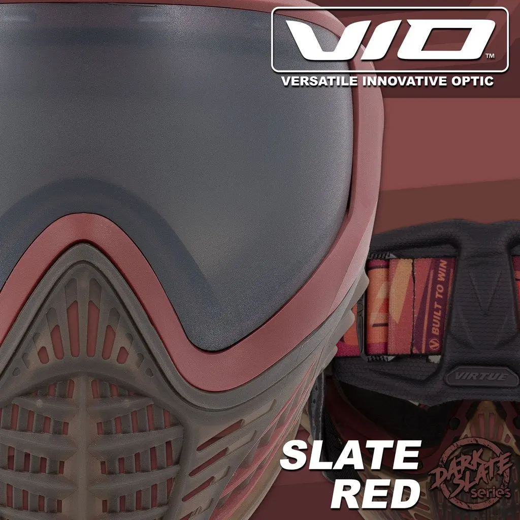 Virtue Vio Contour 2 Paintball Mask - Dark Slate Red 1