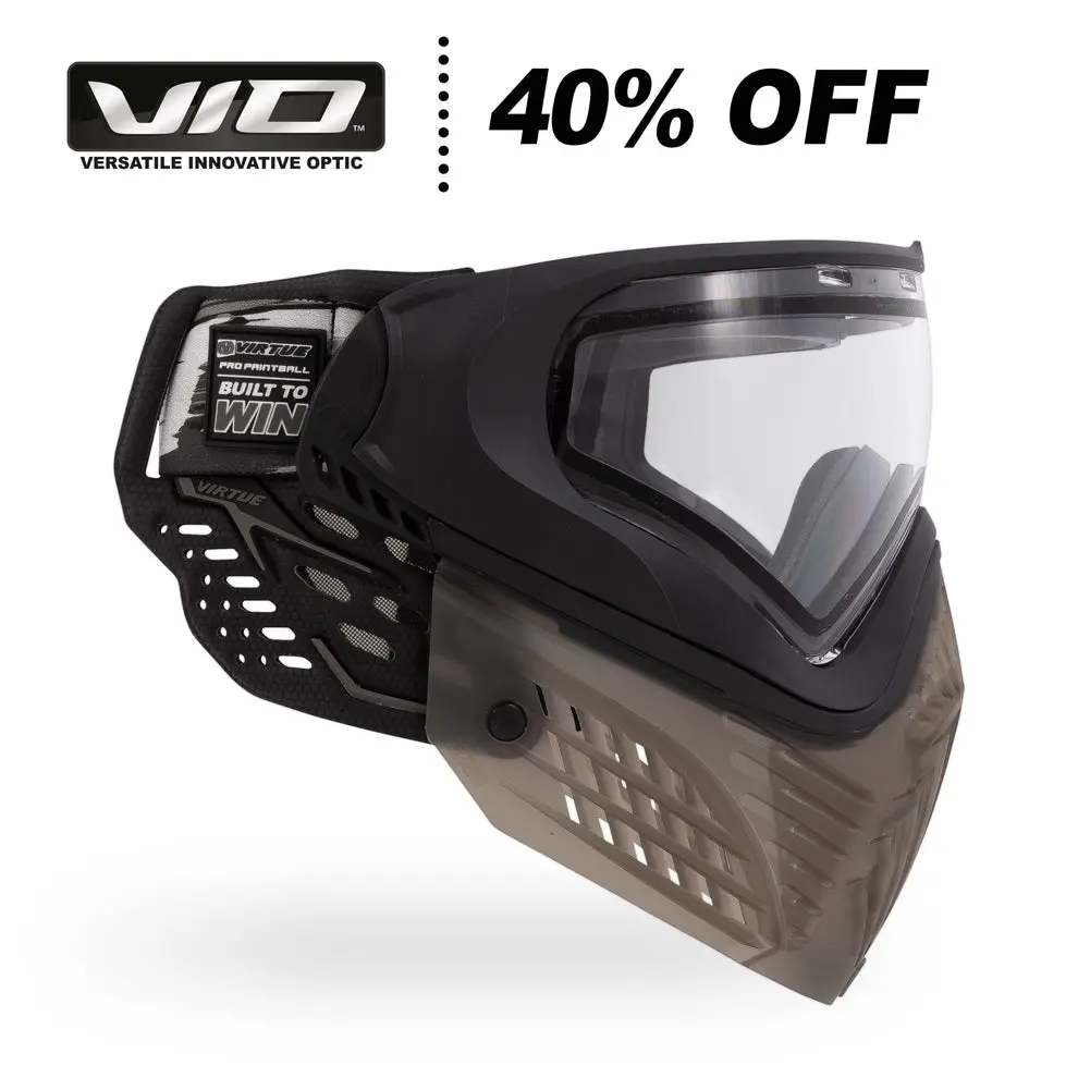 Virtue Vio Extend 2 Paintball Mask - Black 1