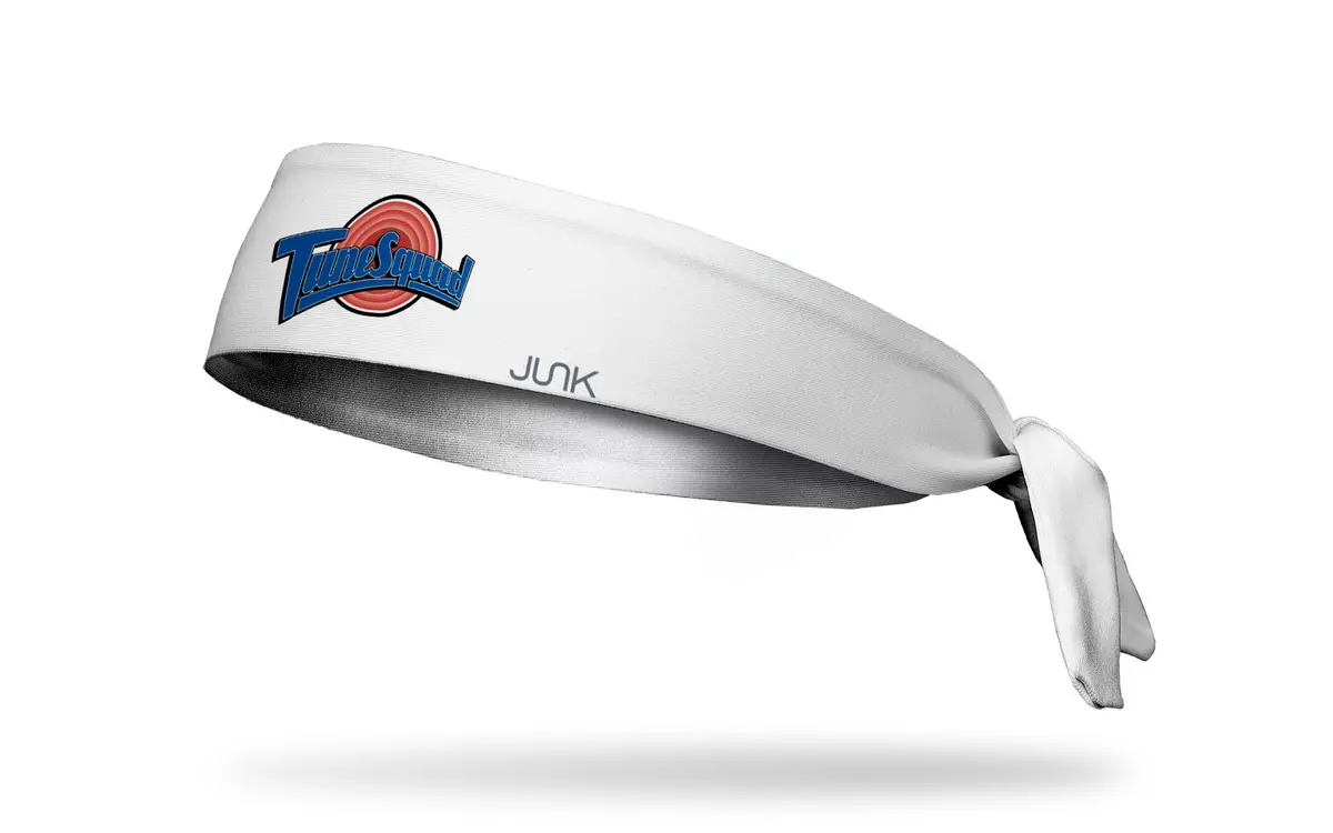 Space Jam: Tune Squad Logo White Flex Tie Headband 1