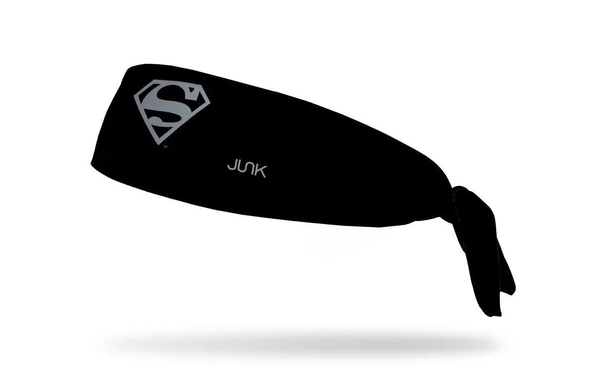 Superman: Gray Logo Flex Tie Headband 1