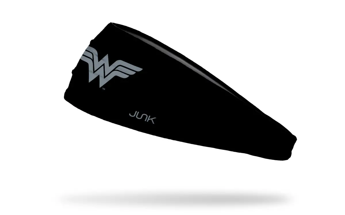 Wonder Woman: Gray Logo Big Bang Lite Headband 1