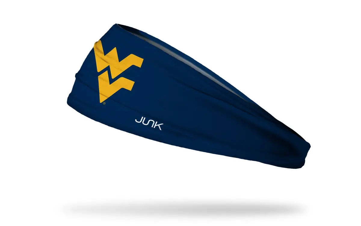 West Virginia University: Logo Navy Big Bang Lite Headband 1