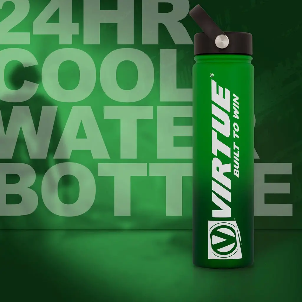 Virtue Stainless Steel 24 Hour Cool Water Bottle - Lime 1