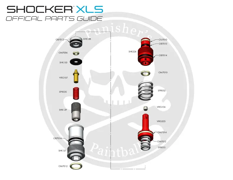 Sp Shocker Xls Regulator Parts List - Pick The Part You Need! 1