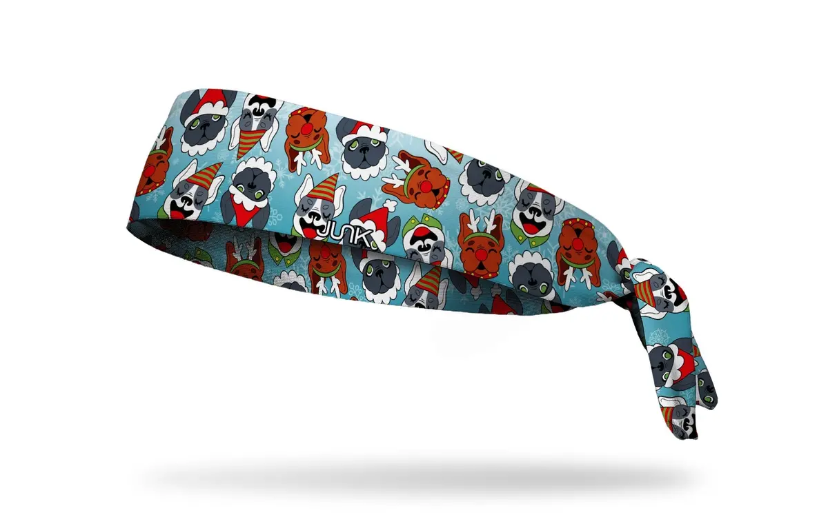 Yule Dogs Flex Tie Headband 1