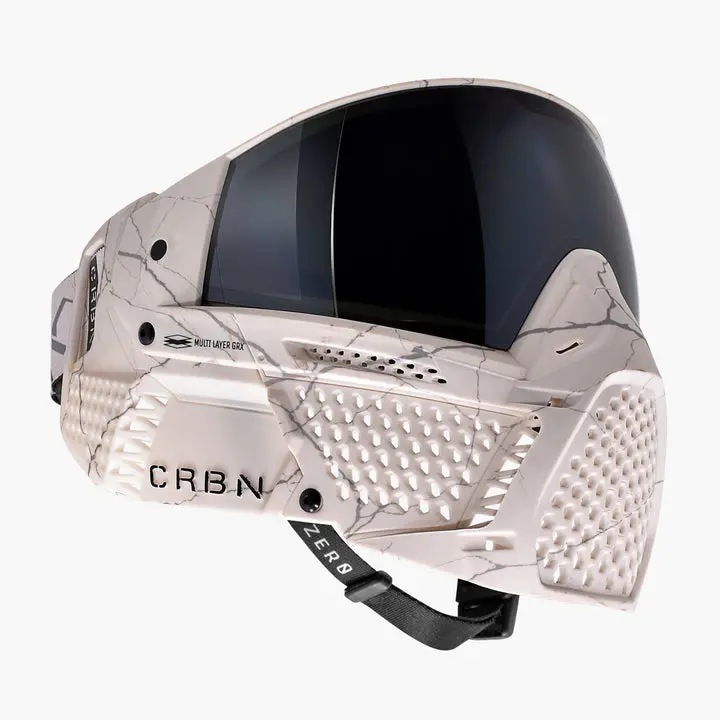 Carbon Zero Grx Paintball Mask - Less Coverage - Le Fractured Bone 1