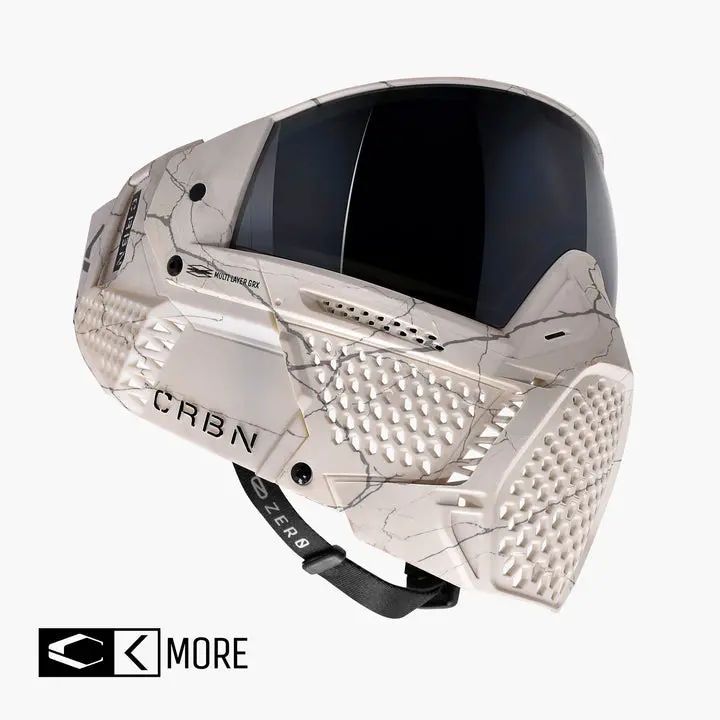 Carbon Zero Grx Paintball Mask - More Coverage - Le Fractured Bone 1