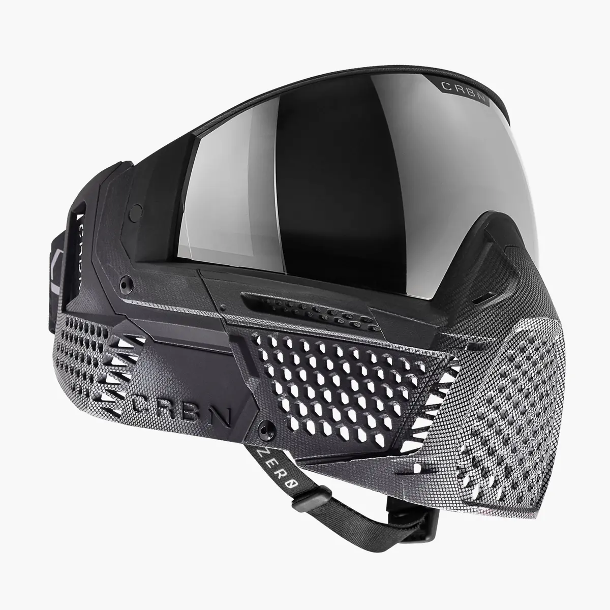 Carbon Zero Grx Paintball Mask - Le Tie-Halftone Silver 1