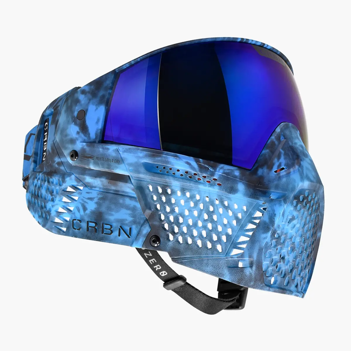 Carbon Zero Grx Paintball Mask - Le Tie Dye Lagoon 1
