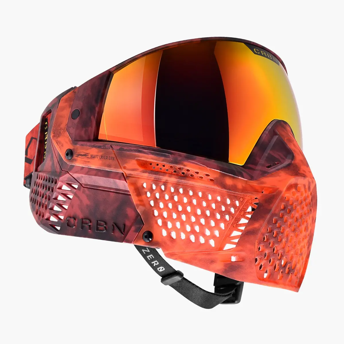 Carbon Zero Grx Paintball Mask - Le Tie-Dye Lava 1