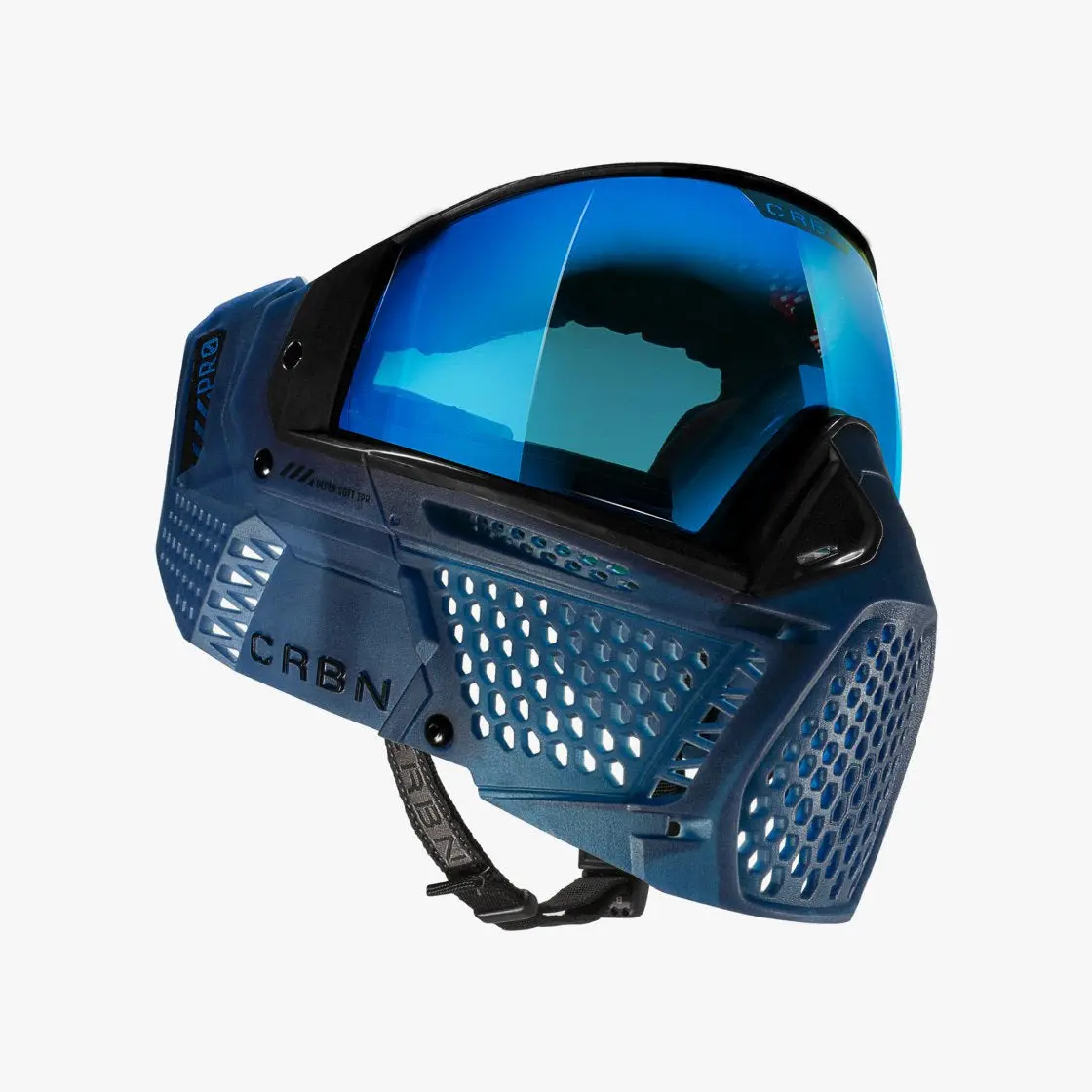Carbon Zero Pro Paintball Mask - Less Coverage - Navy 1