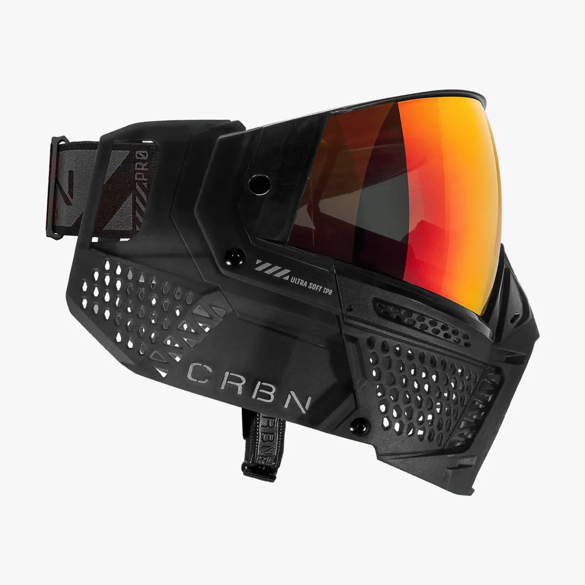 Carbon Zero Pro Paintball Mask - Less Coverage - Smoke 1