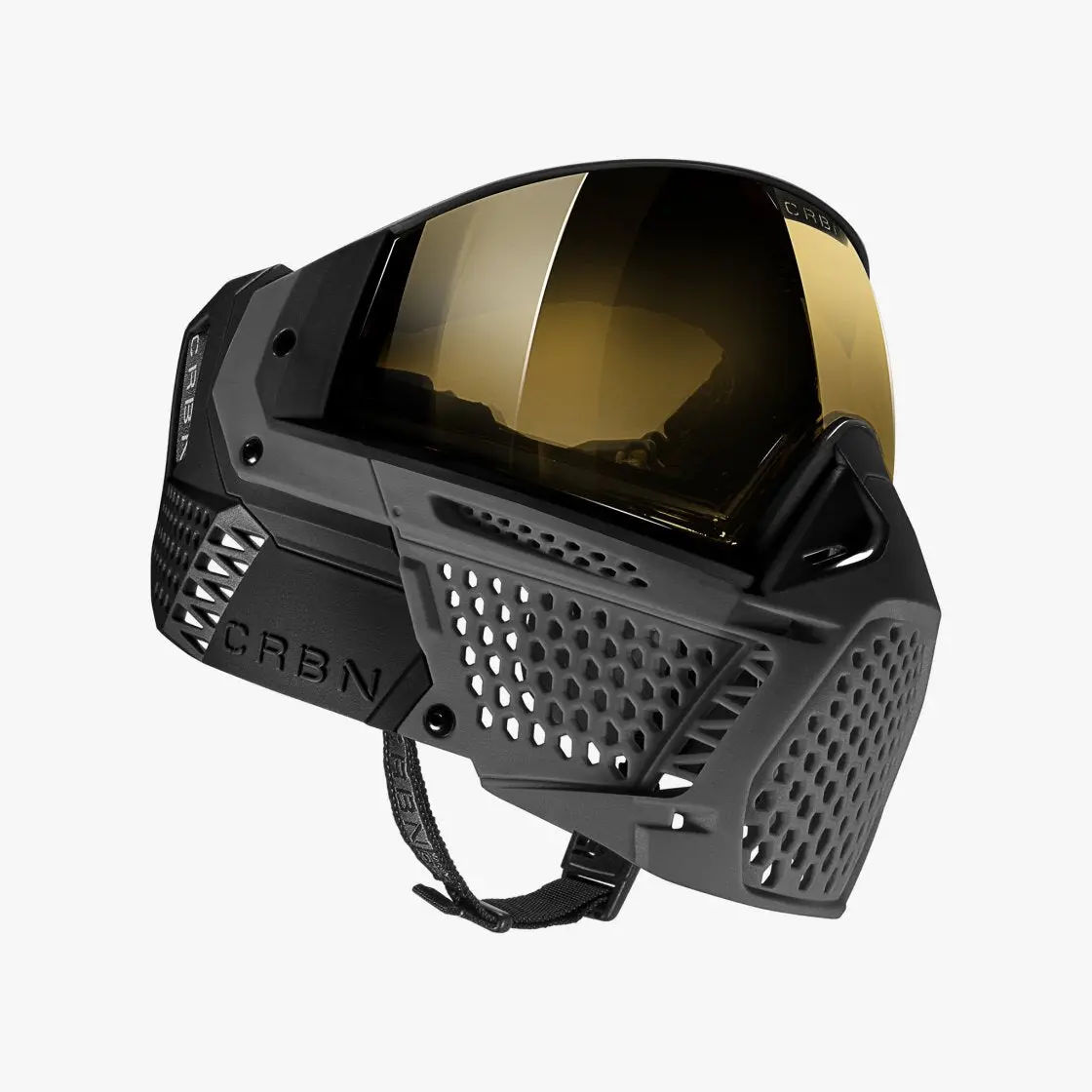 Carbon Zero Sld Paintball Mask - Less Coverage - Coal 1