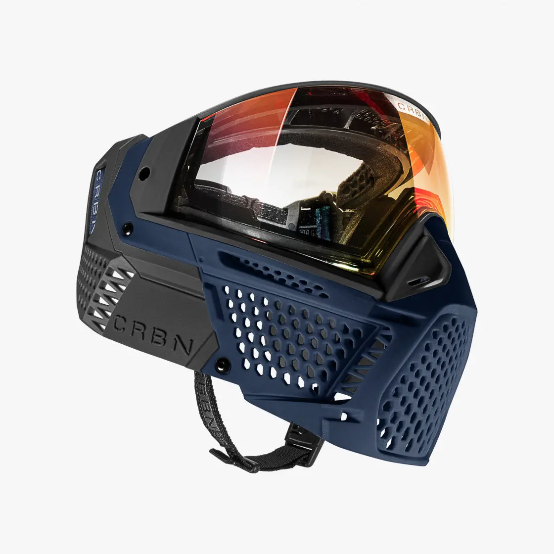 Carbon Zero Sld Paintball Mask - Less Coverage - Royal 1